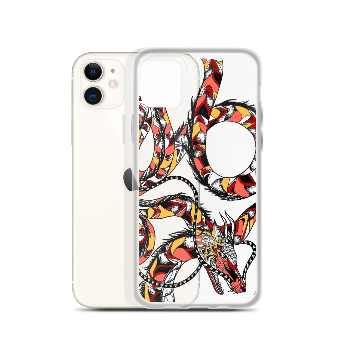 Fire Dragon Clear Case for iPhone®