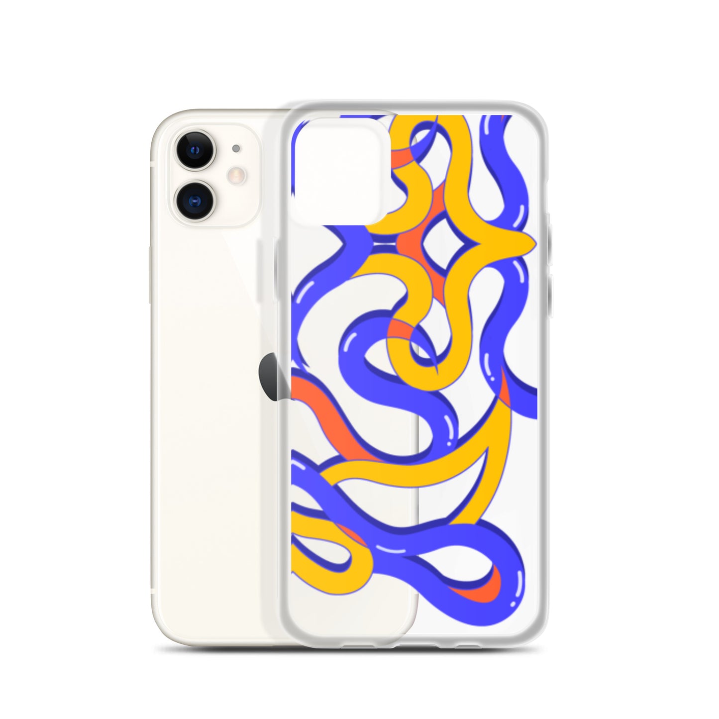 Original Abstract Clear Case for iPhone®