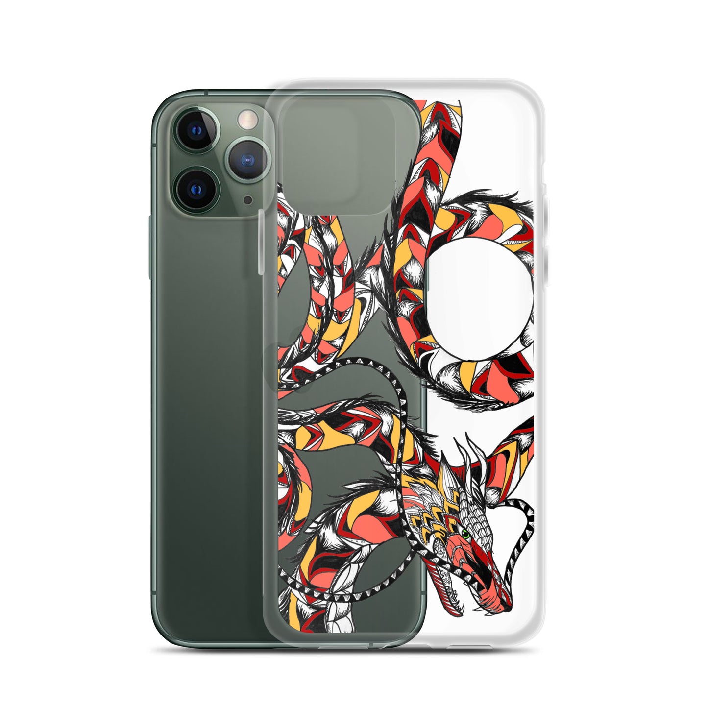 Fire Dragon Clear Case for iPhone®