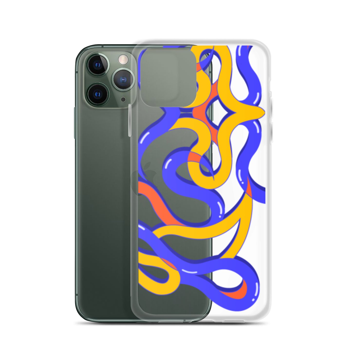 Original Abstract Clear Case for iPhone®