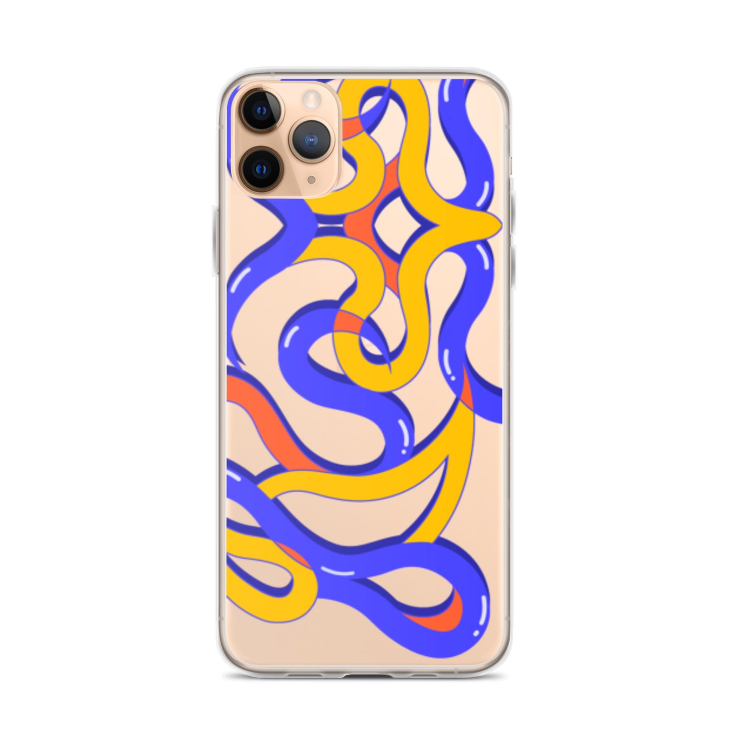 Original Abstract Clear Case for iPhone®