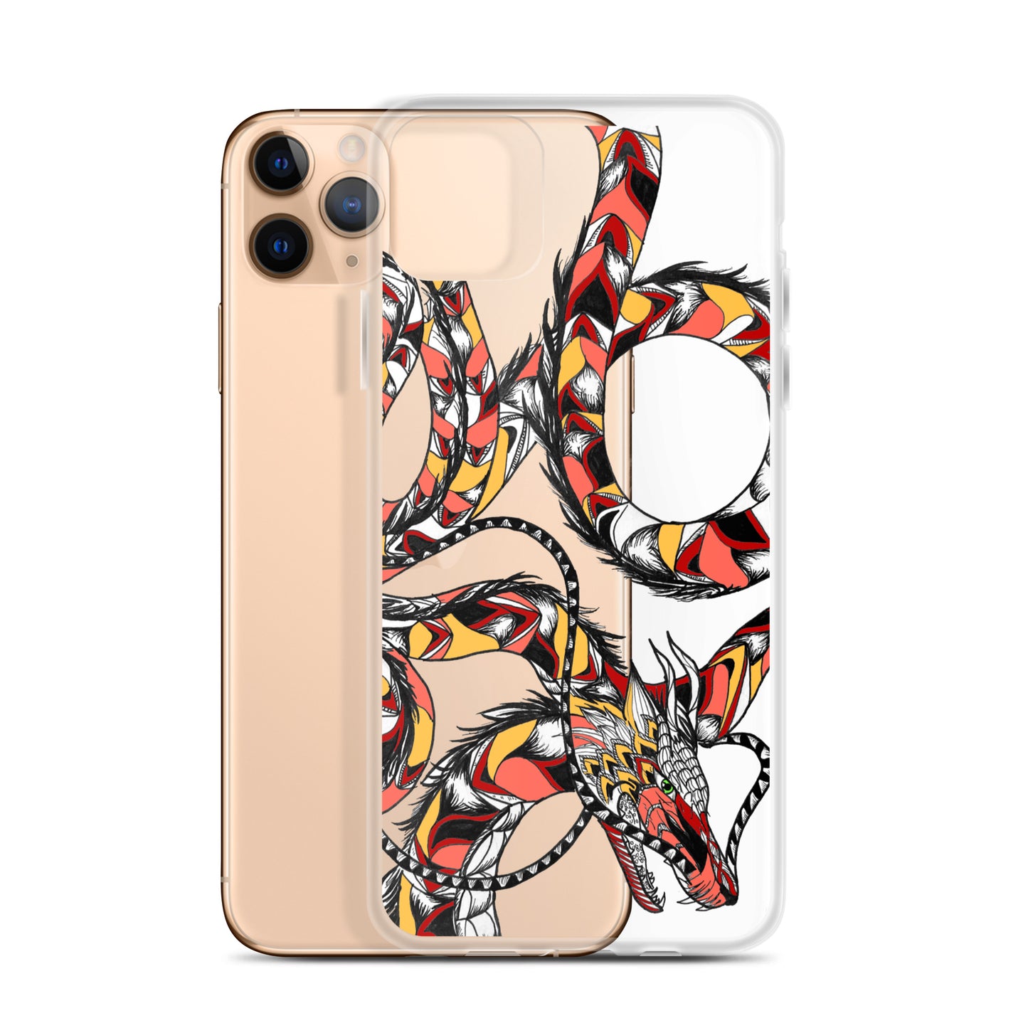 Fire Dragon Clear Case for iPhone®