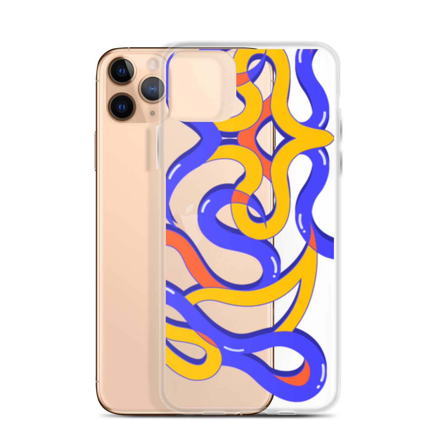 Original Abstract Clear Case for iPhone®