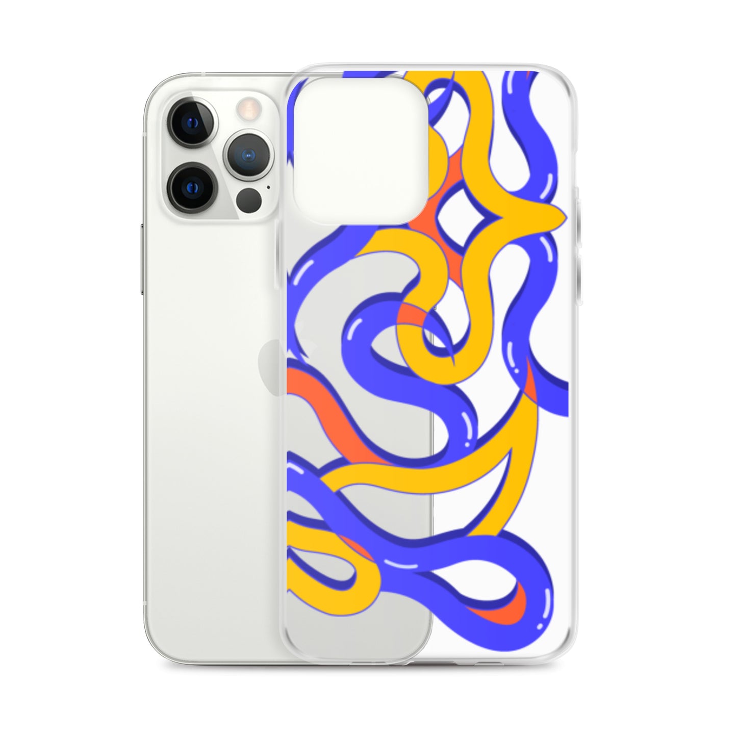 Original Abstract Clear Case for iPhone®