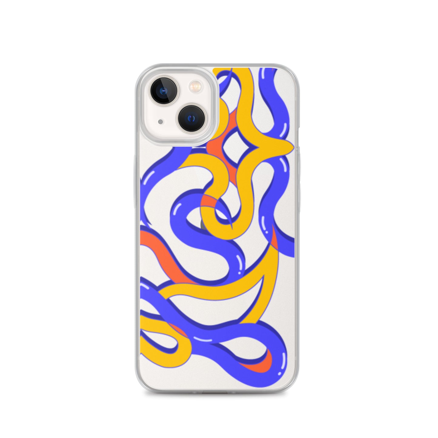 Original Abstract Clear Case for iPhone®