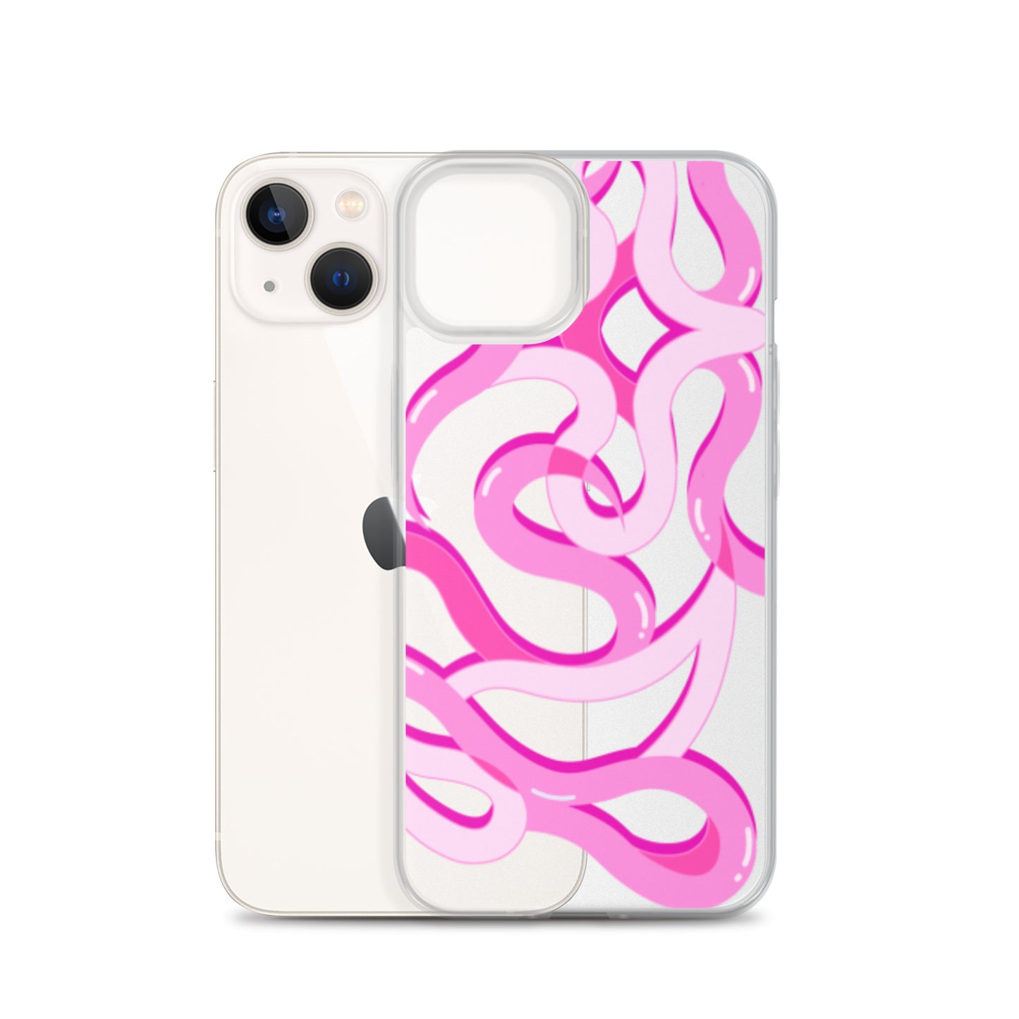 Bubbly Space Princess Clear Case for iPhone®