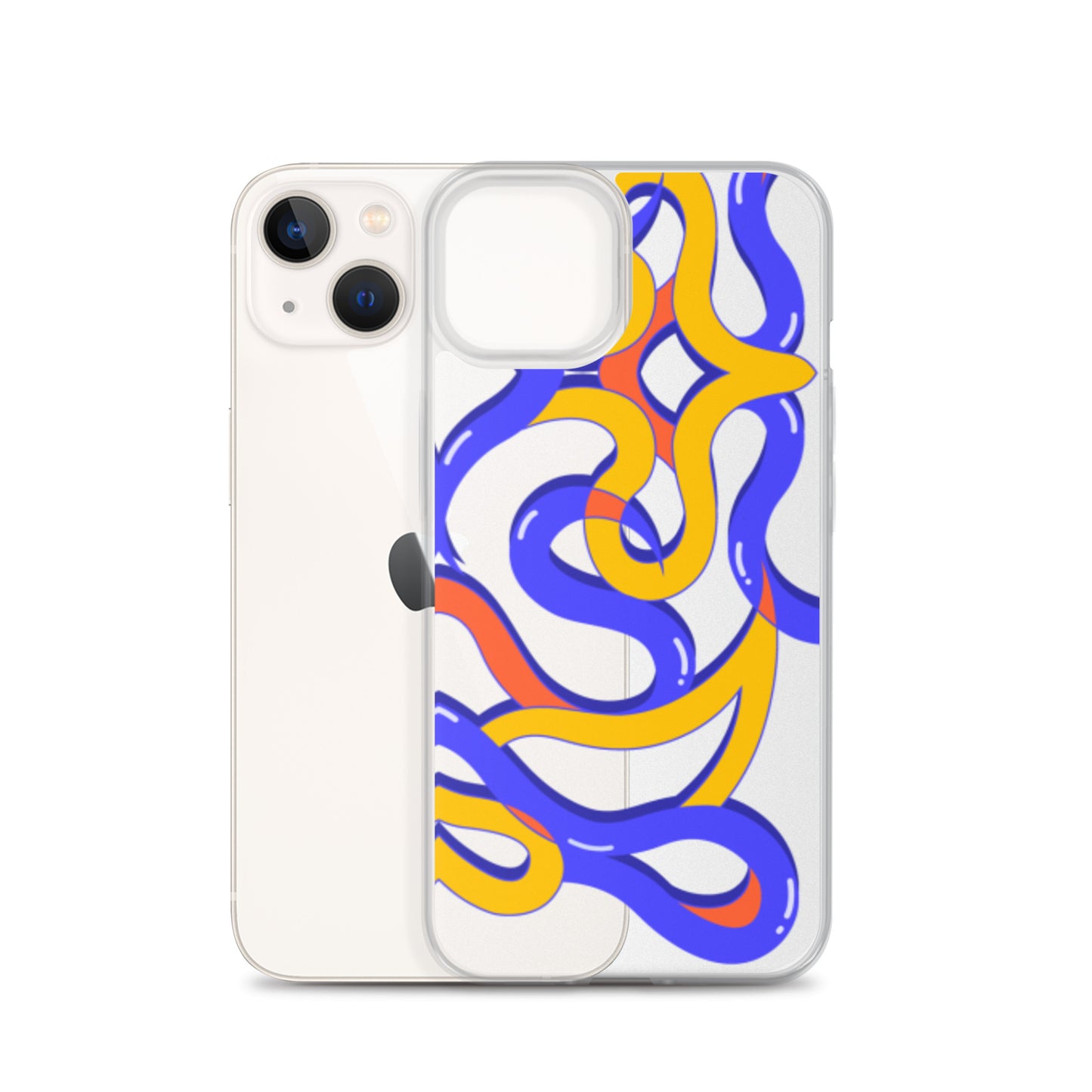 Original Abstract Clear Case for iPhone®