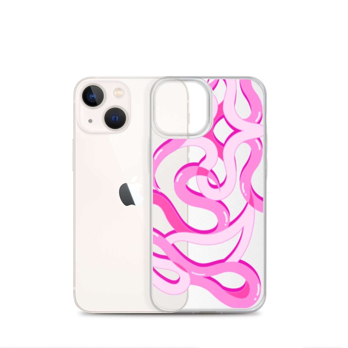 Bubbly Space Princess Clear Case for iPhone®