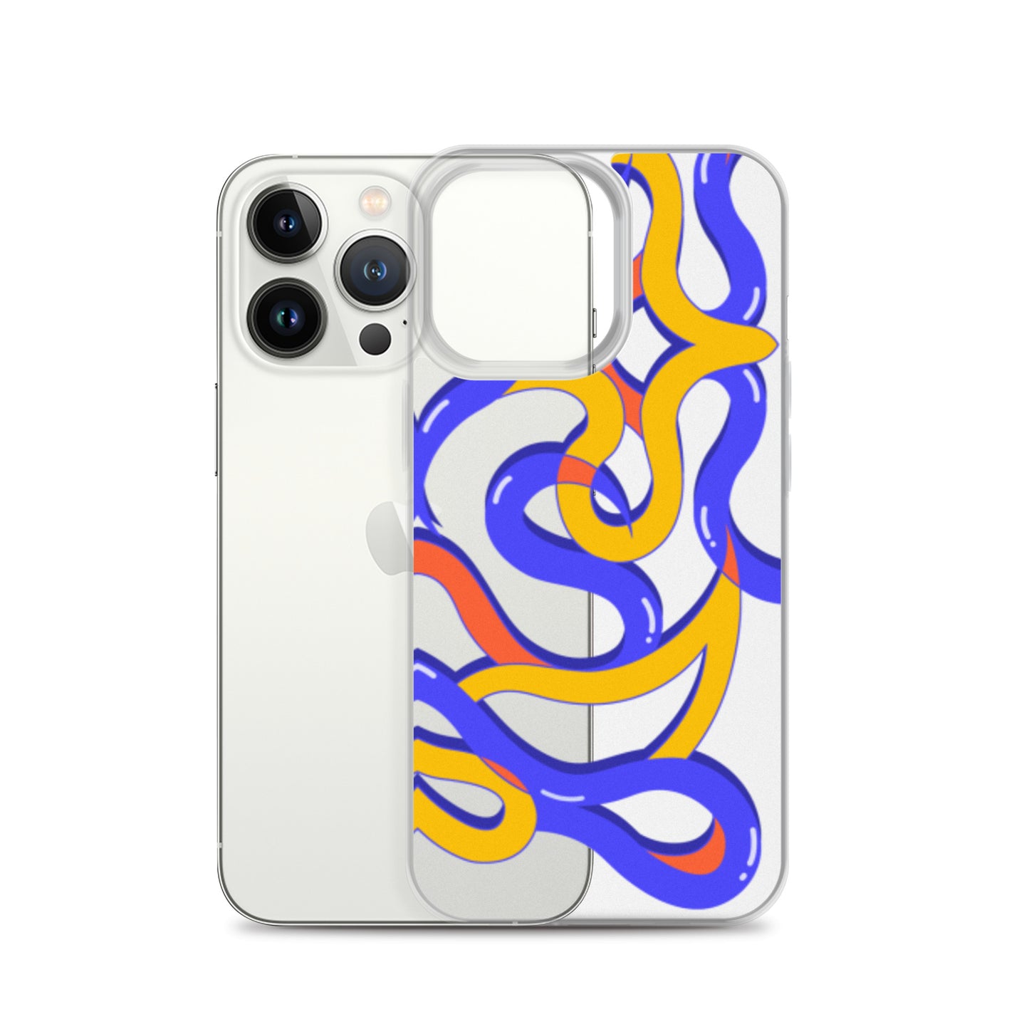 Original Abstract Clear Case for iPhone®