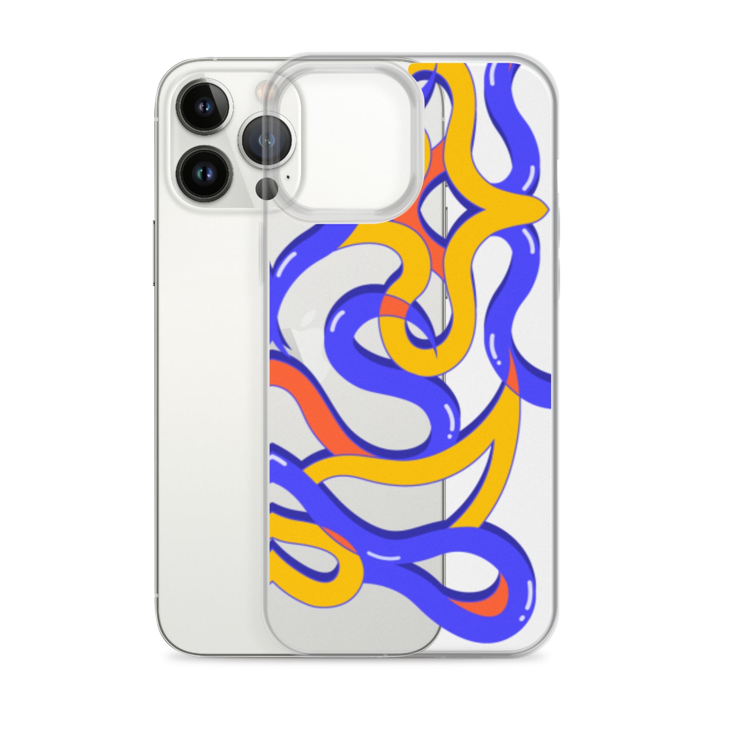 Original Abstract Clear Case for iPhone®