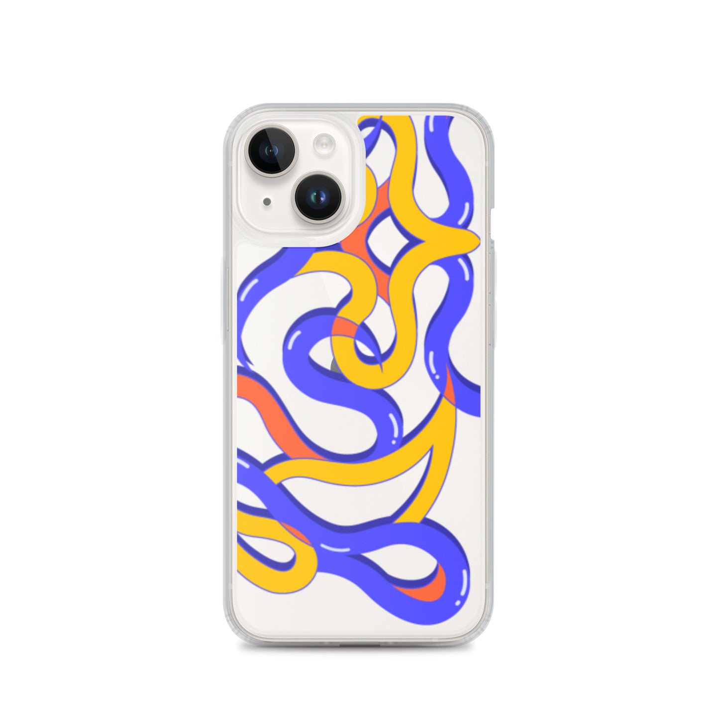 Original Abstract Clear Case for iPhone®
