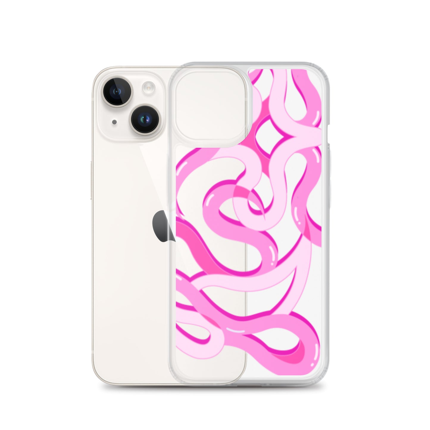 Bubbly Space Princess Clear Case for iPhone®