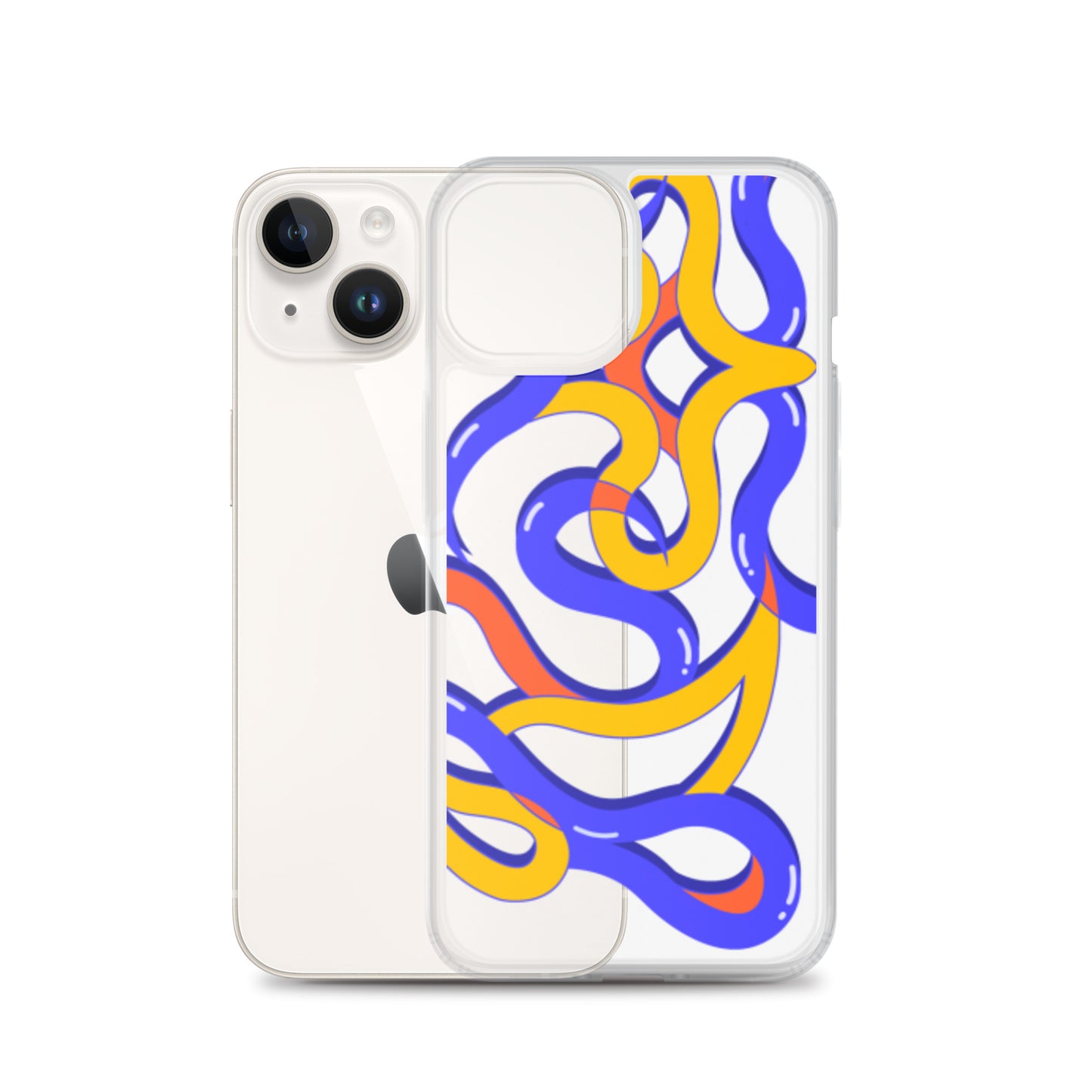 Original Abstract Clear Case for iPhone®