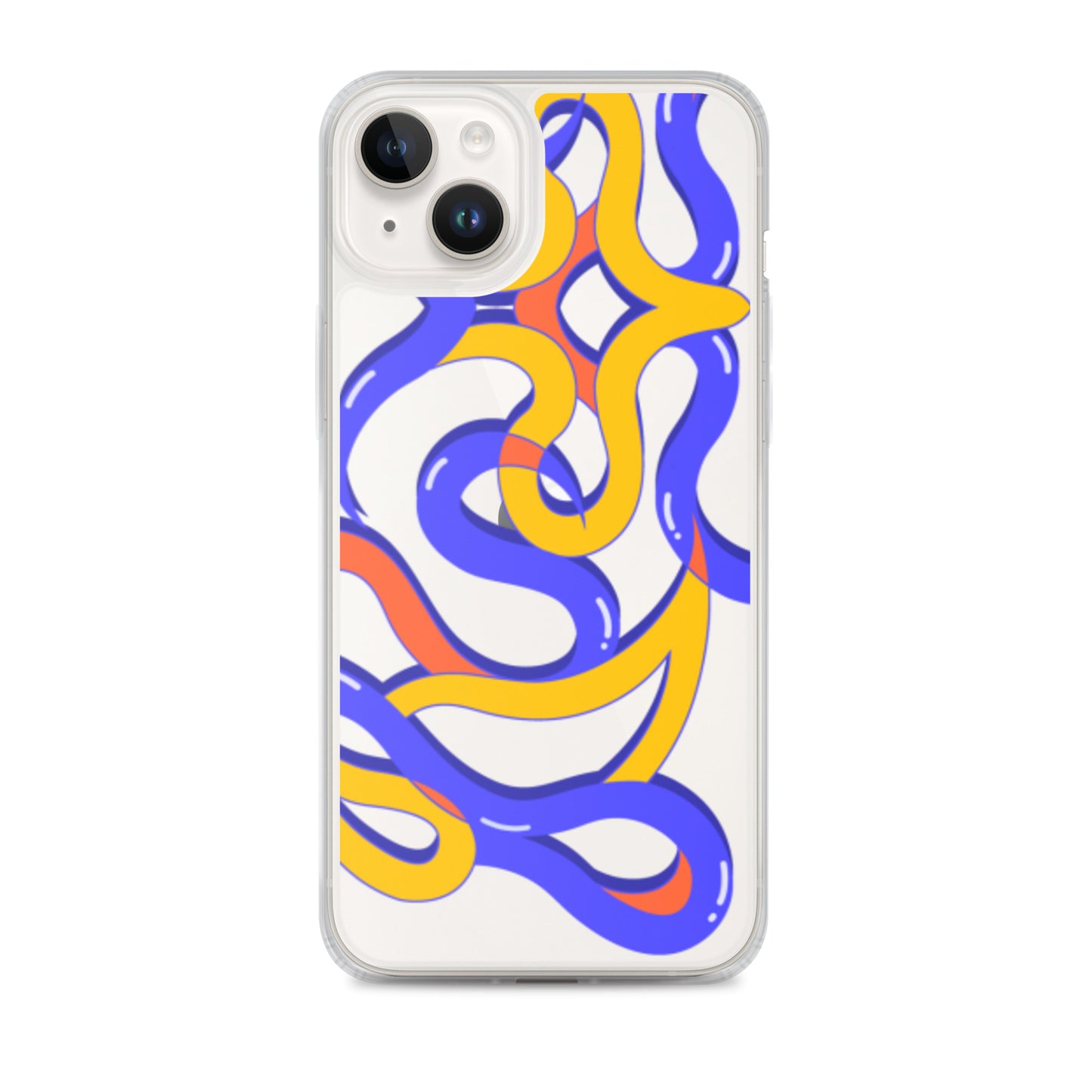 Original Abstract Clear Case for iPhone®
