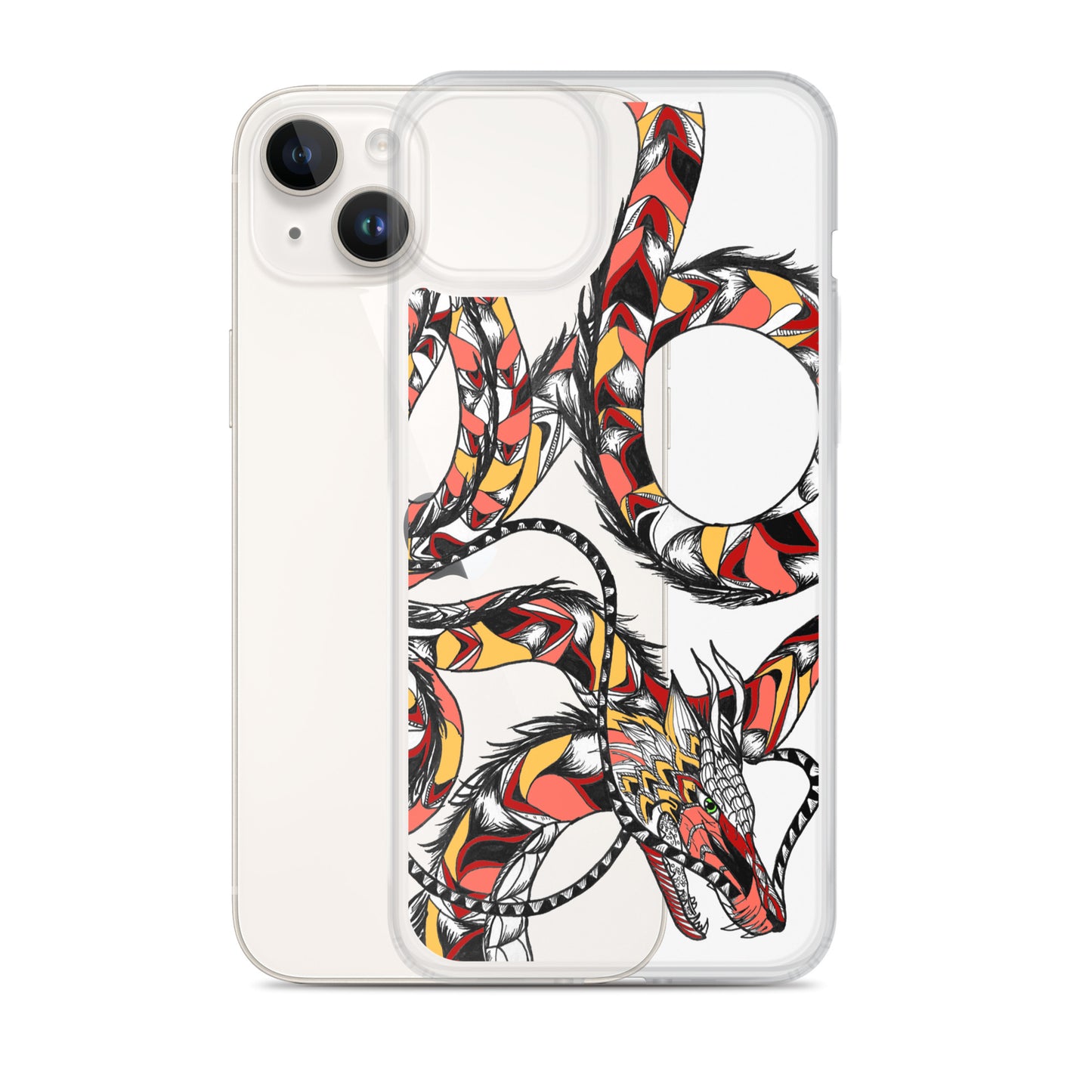 Fire Dragon Clear Case for iPhone®