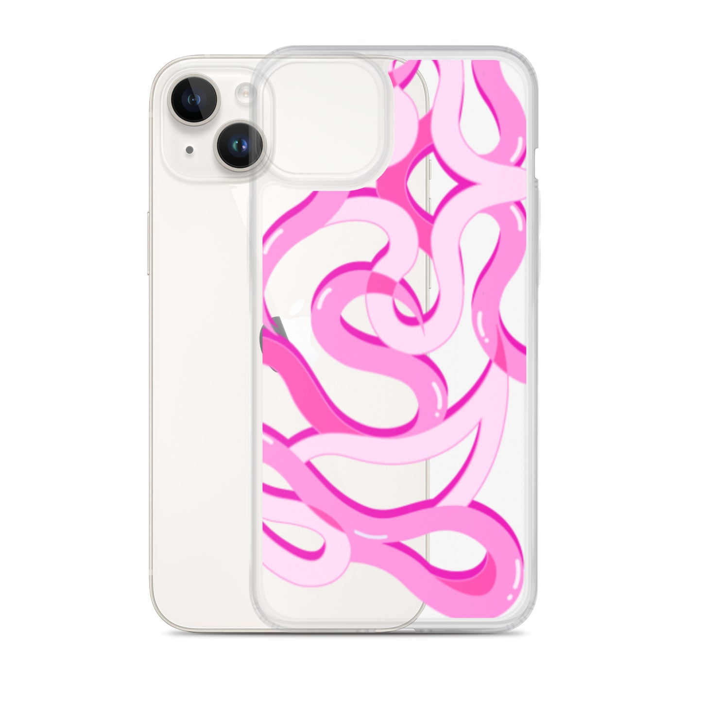 Bubbly Space Princess Clear Case for iPhone®