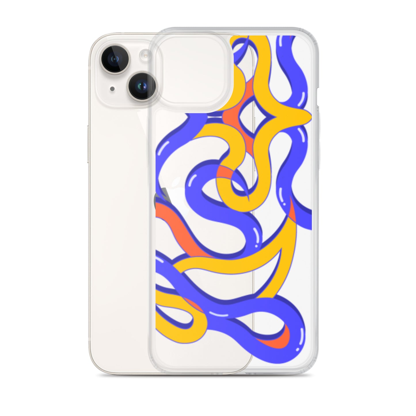 Original Abstract Clear Case for iPhone®