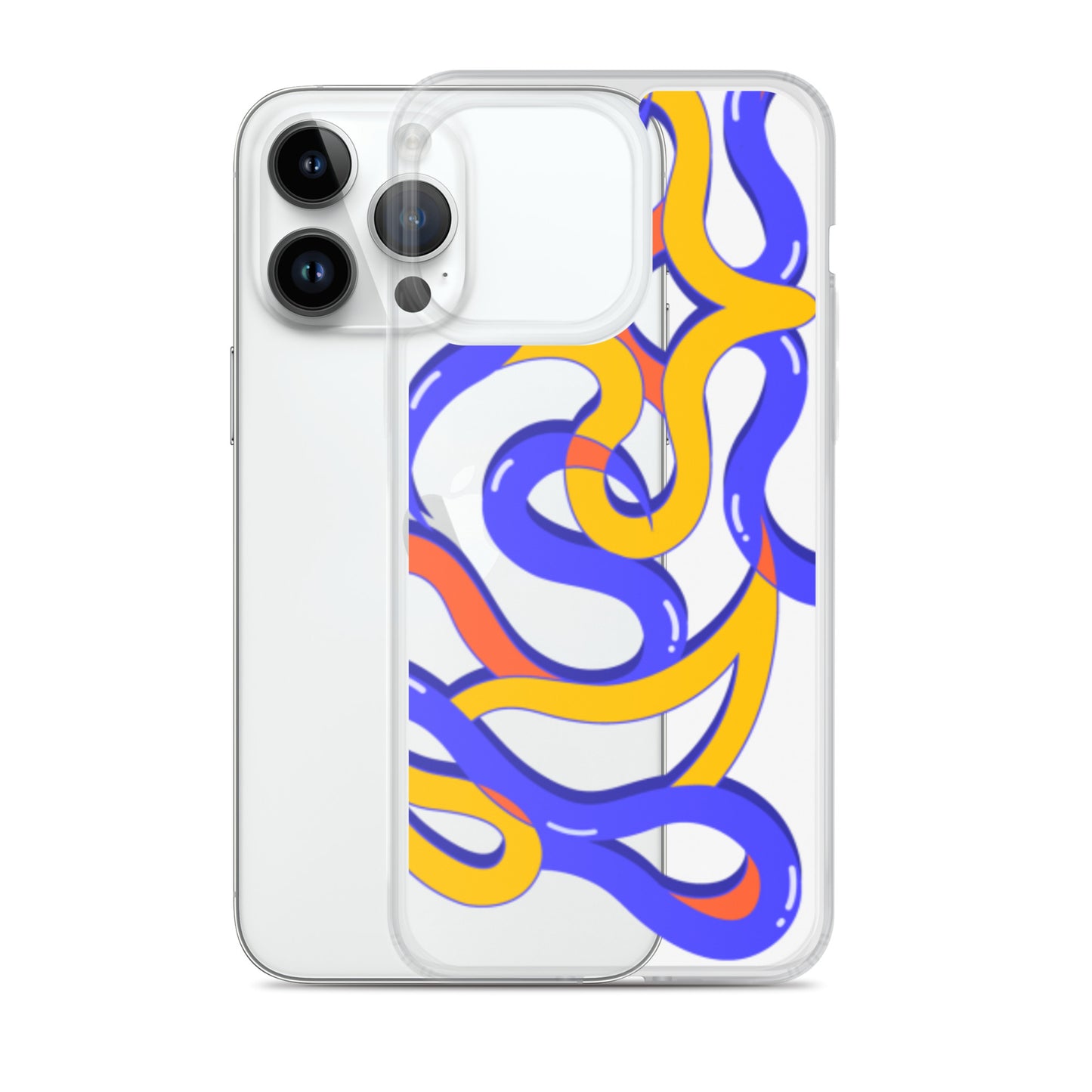Original Abstract Clear Case for iPhone®