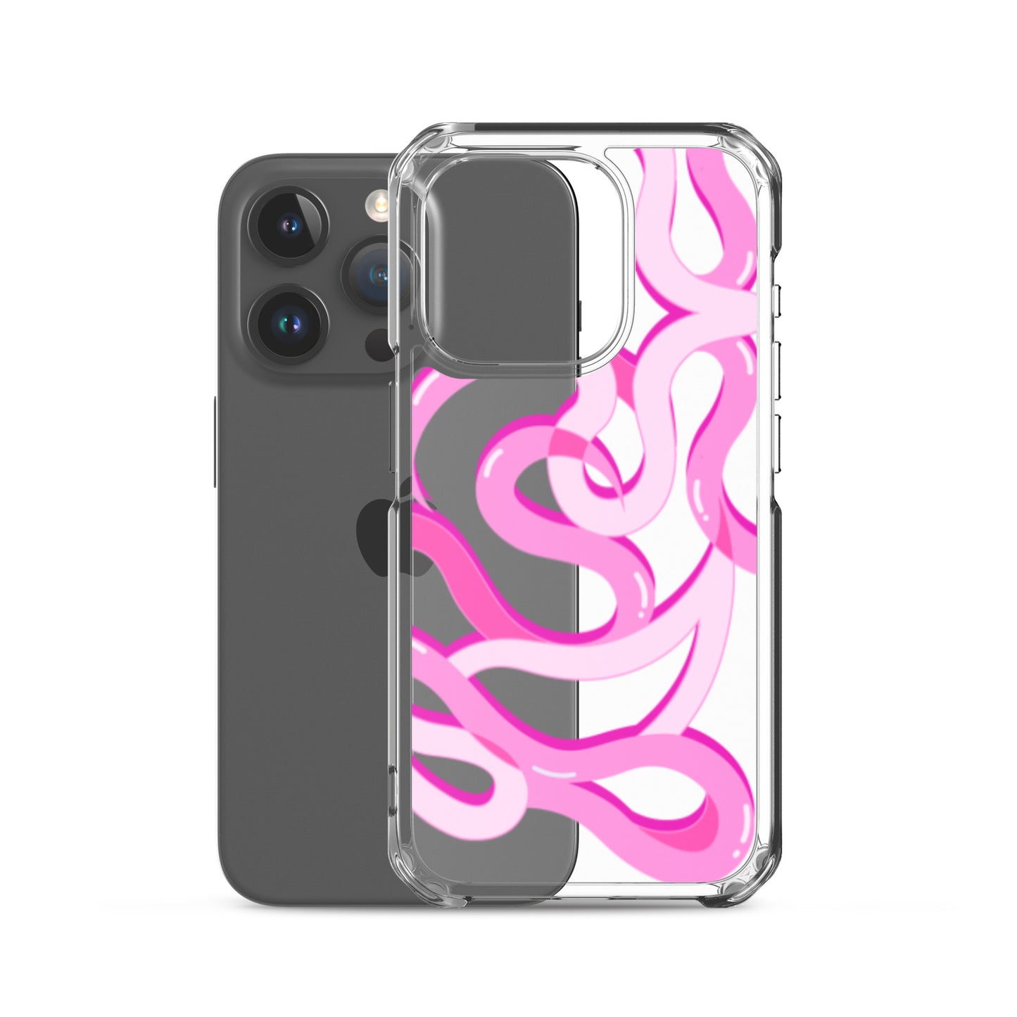 Bubbly Space Princess Clear Case for iPhone®