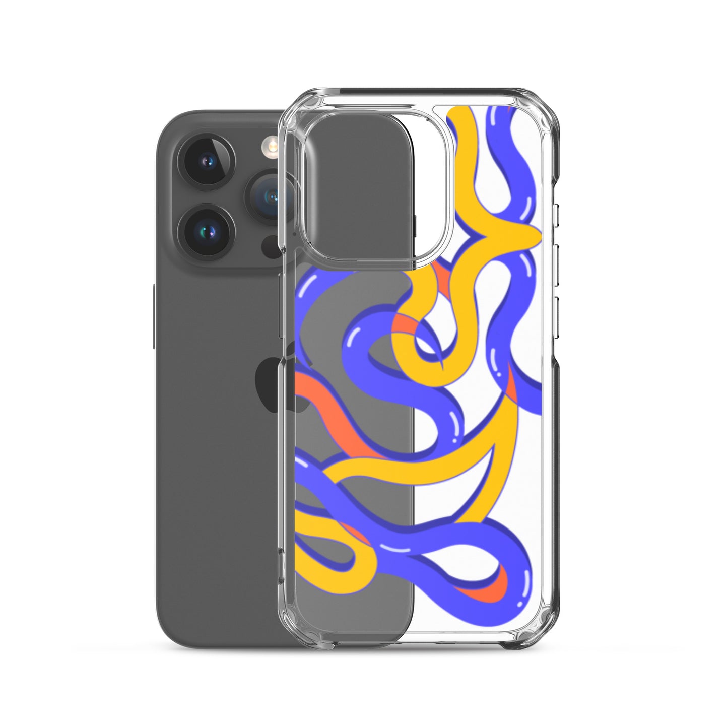 Original Abstract Clear Case for iPhone®
