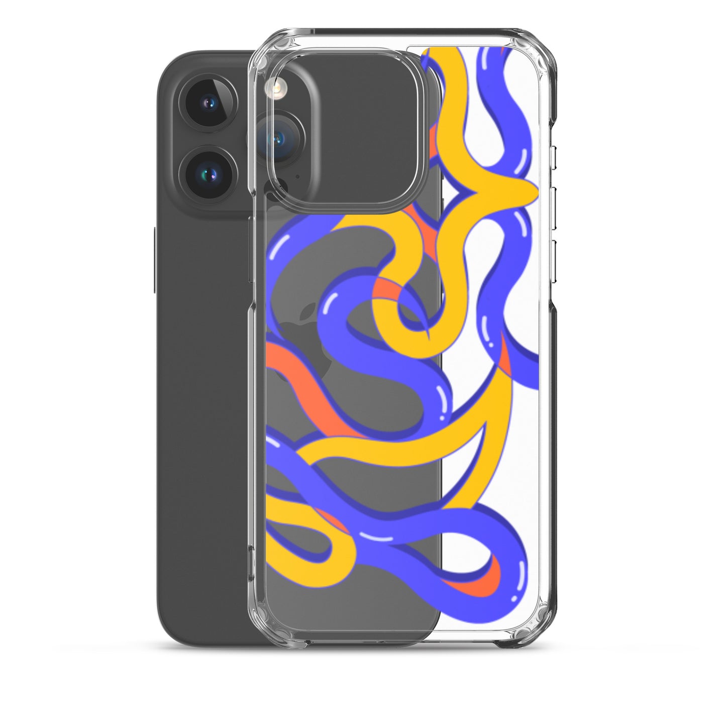 Original Abstract Clear Case for iPhone®
