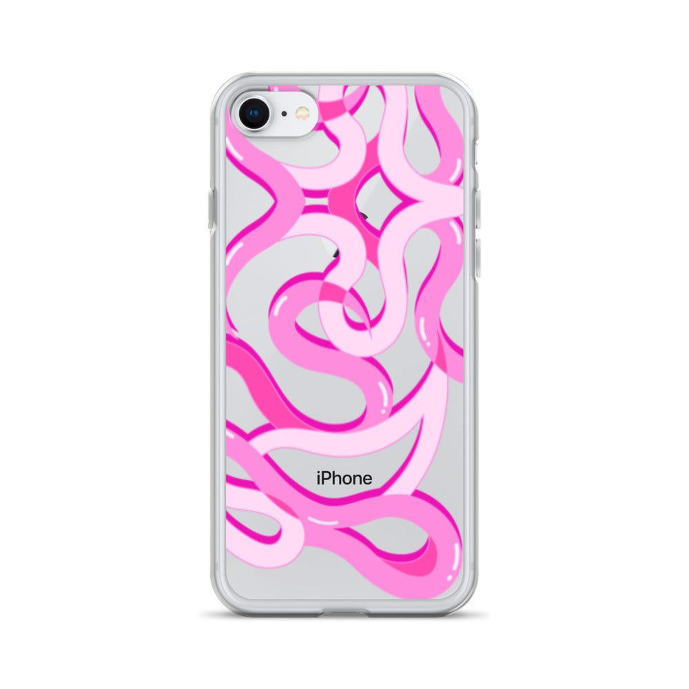 Bubbly Space Princess Clear Case for iPhone®