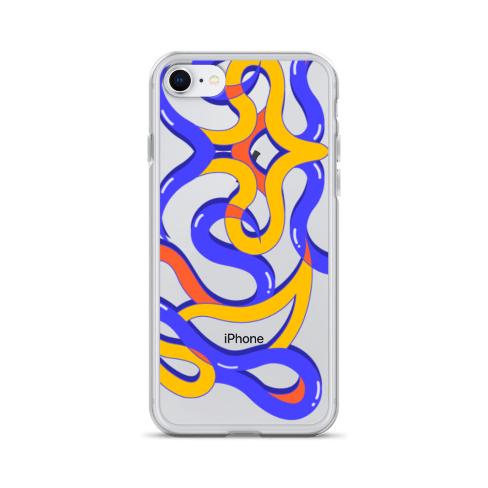 Original Abstract Clear Case for iPhone®