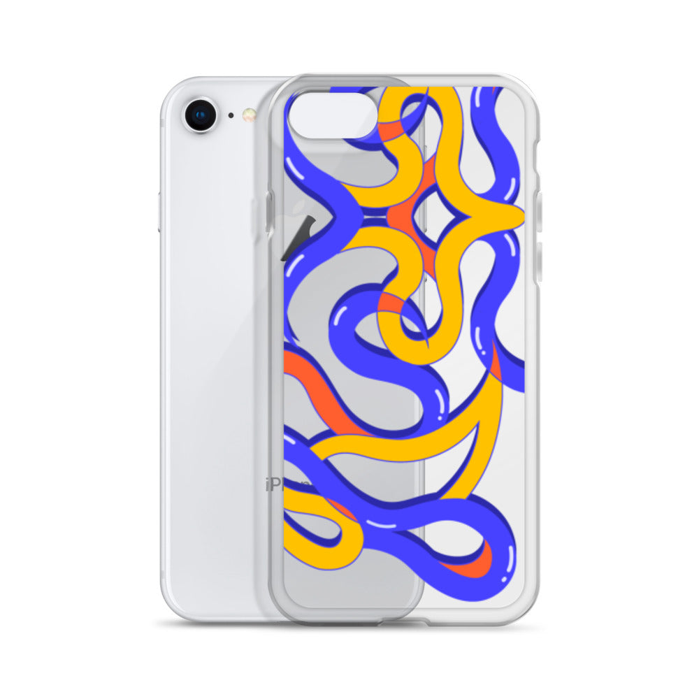 Original Abstract Clear Case for iPhone®