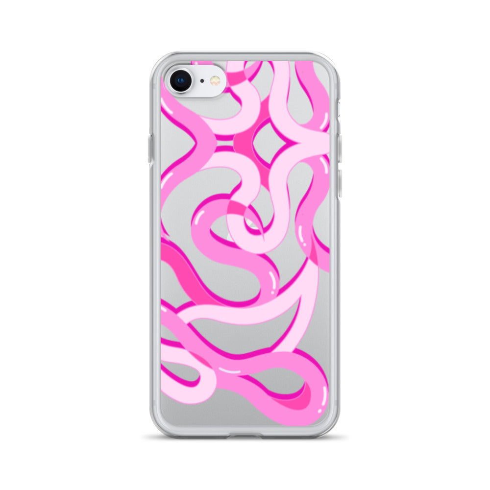 Bubbly Space Princess Clear Case for iPhone®