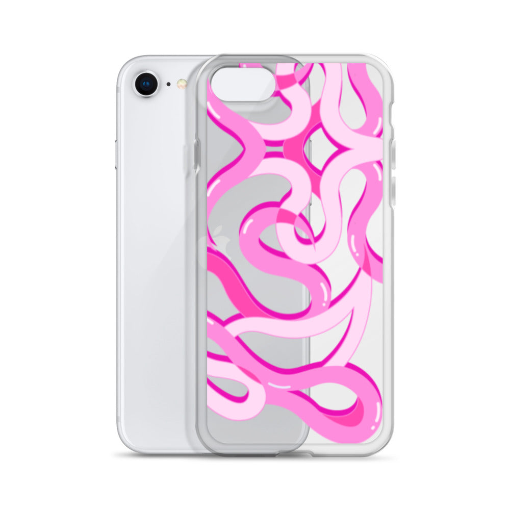 Bubbly Space Princess Clear Case for iPhone®