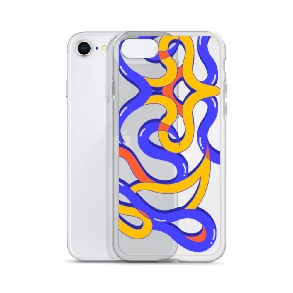 Original Abstract Clear Case for iPhone®