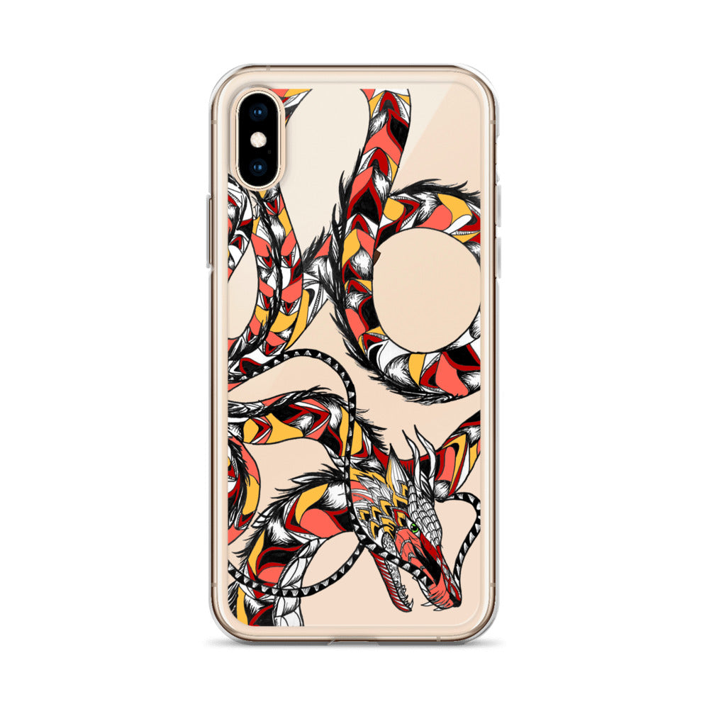 Fire Dragon Clear Case for iPhone®