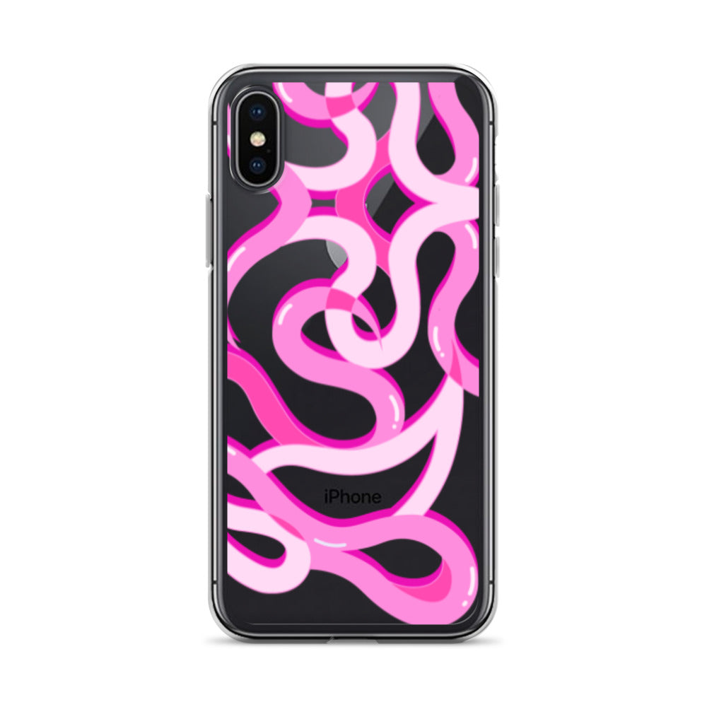 Bubbly Space Princess Clear Case for iPhone®