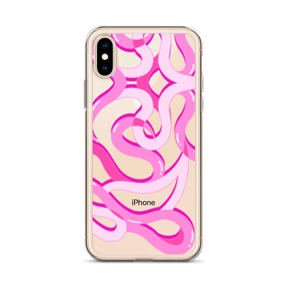 Bubbly Space Princess Clear Case for iPhone®