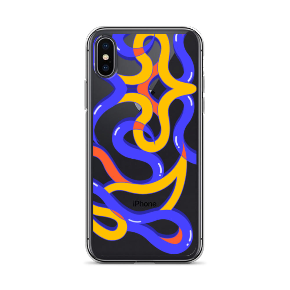 Original Abstract Clear Case for iPhone®