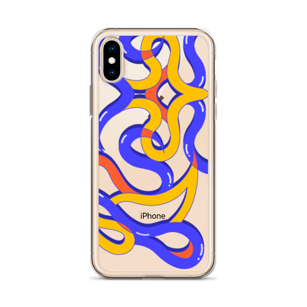 Original Abstract Clear Case for iPhone®