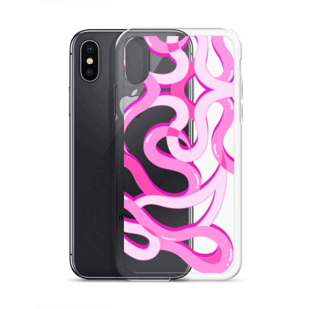 Bubbly Space Princess Clear Case for iPhone®