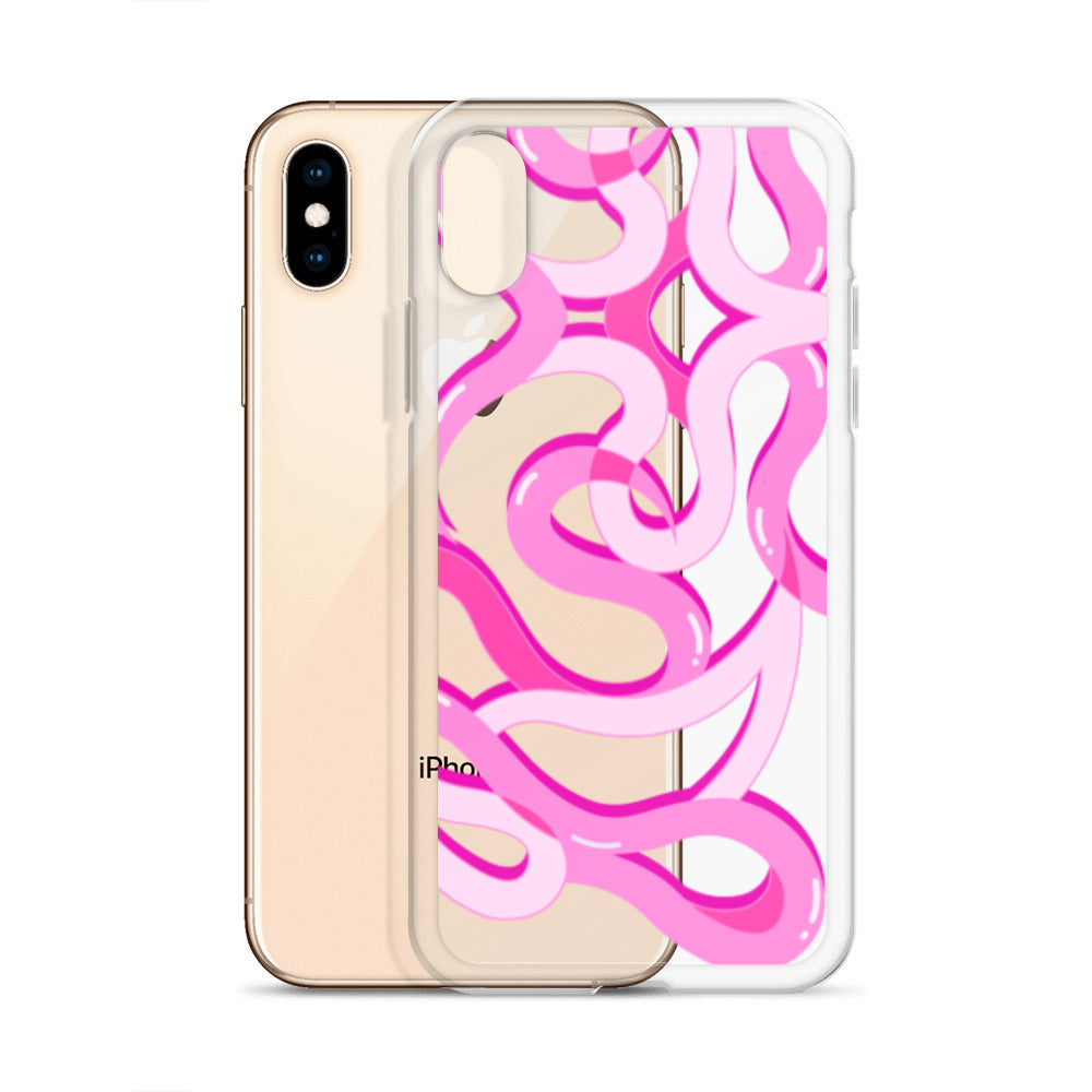 Bubbly Space Princess Clear Case for iPhone®