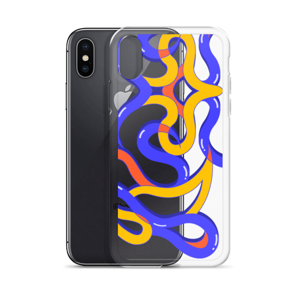Original Abstract Clear Case for iPhone®