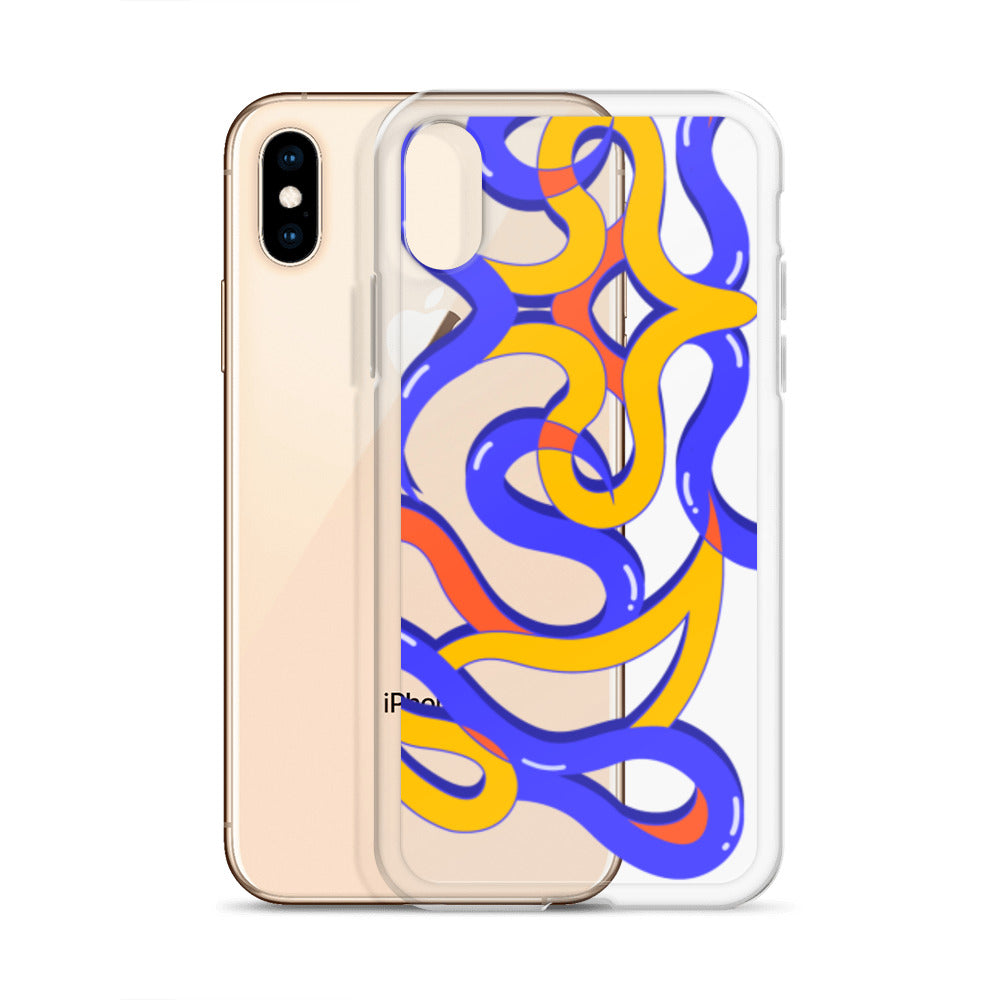 Original Abstract Clear Case for iPhone®