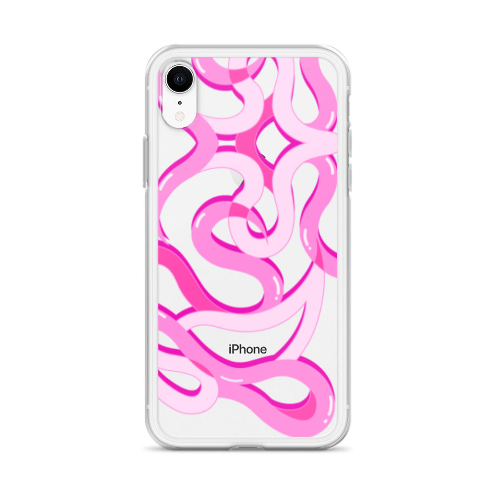 Bubbly Space Princess Clear Case for iPhone®