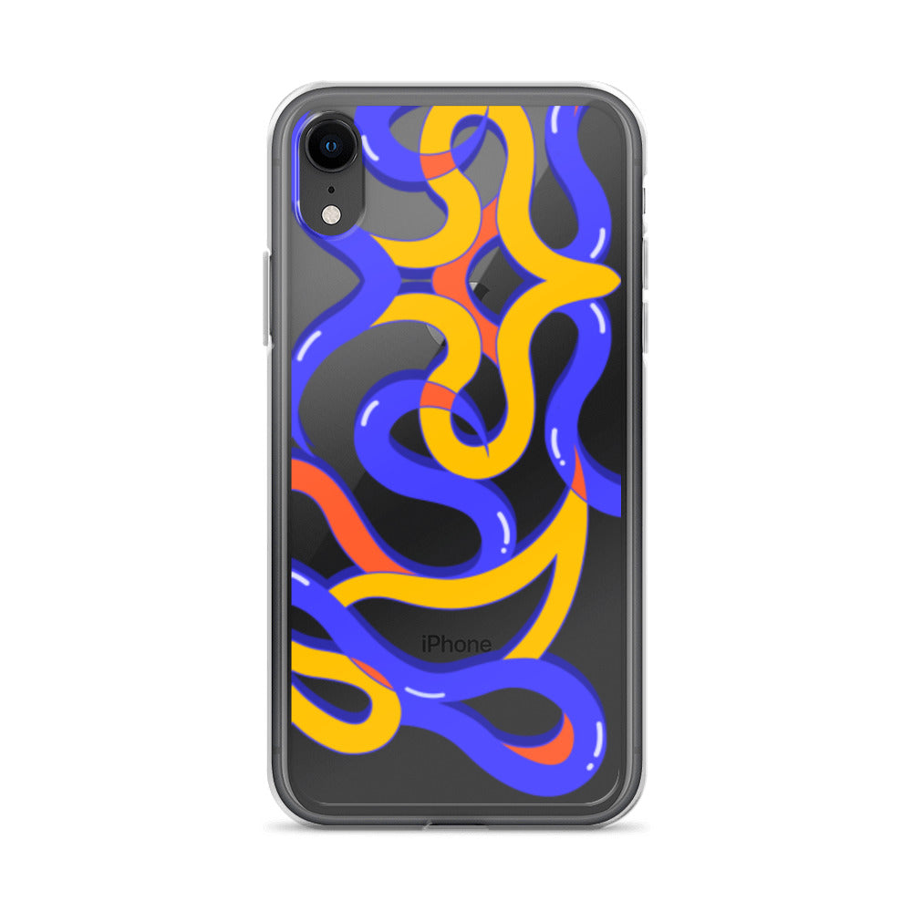 Original Abstract Clear Case for iPhone®