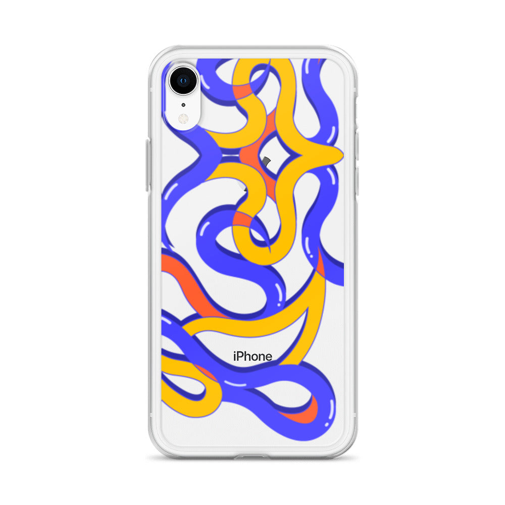 Original Abstract Clear Case for iPhone®