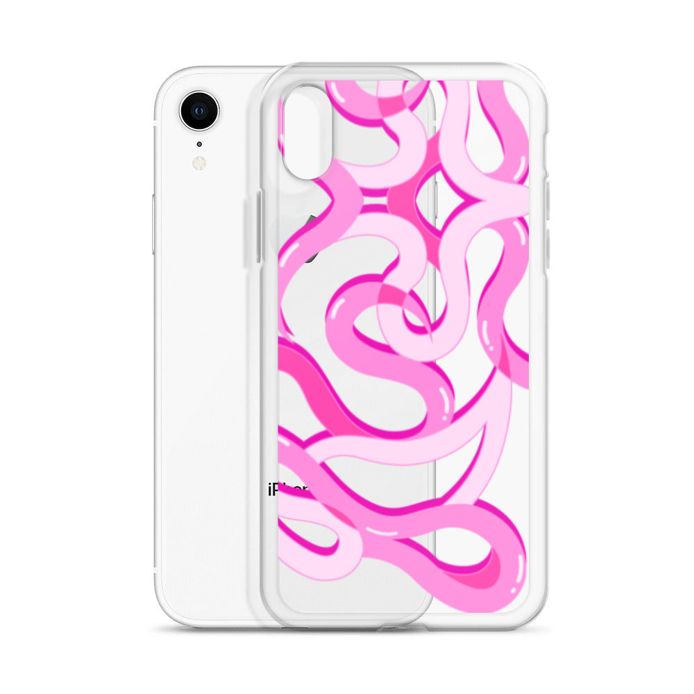 Bubbly Space Princess Clear Case for iPhone®
