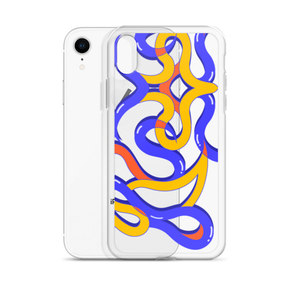 Original Abstract Clear Case for iPhone®