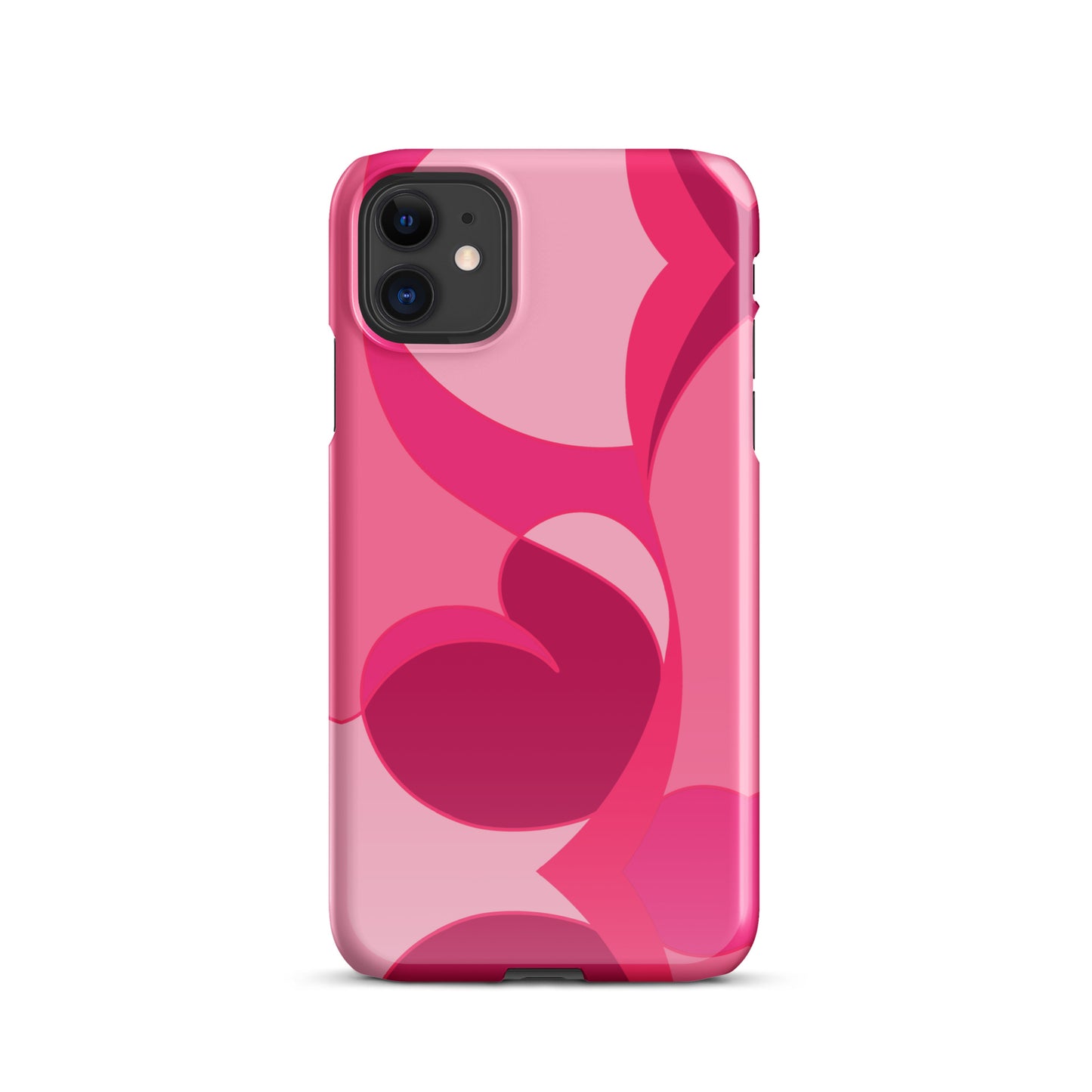 Dark Pink Snap case for iPhone®