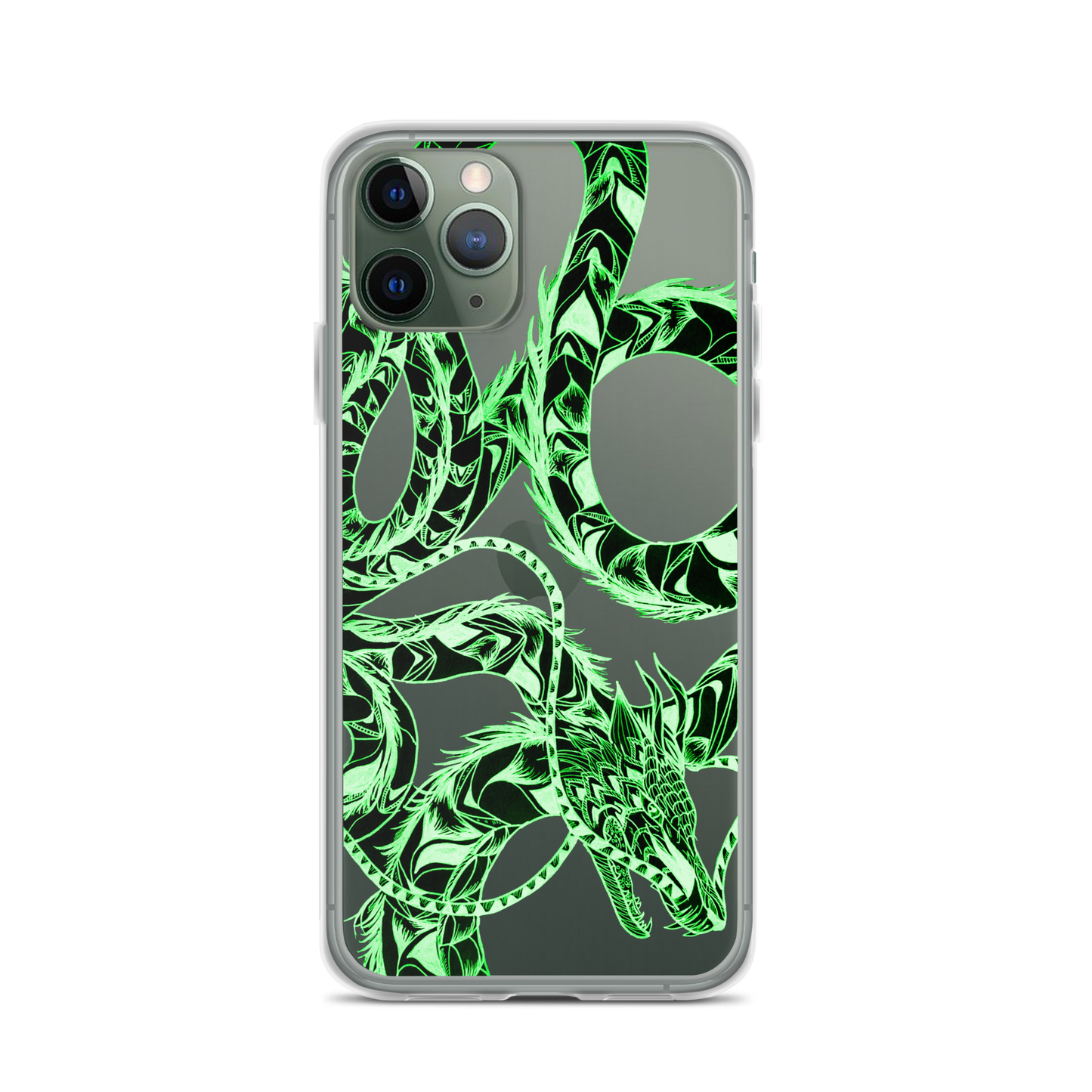 Inverted Dragon Clear Case for iPhone®