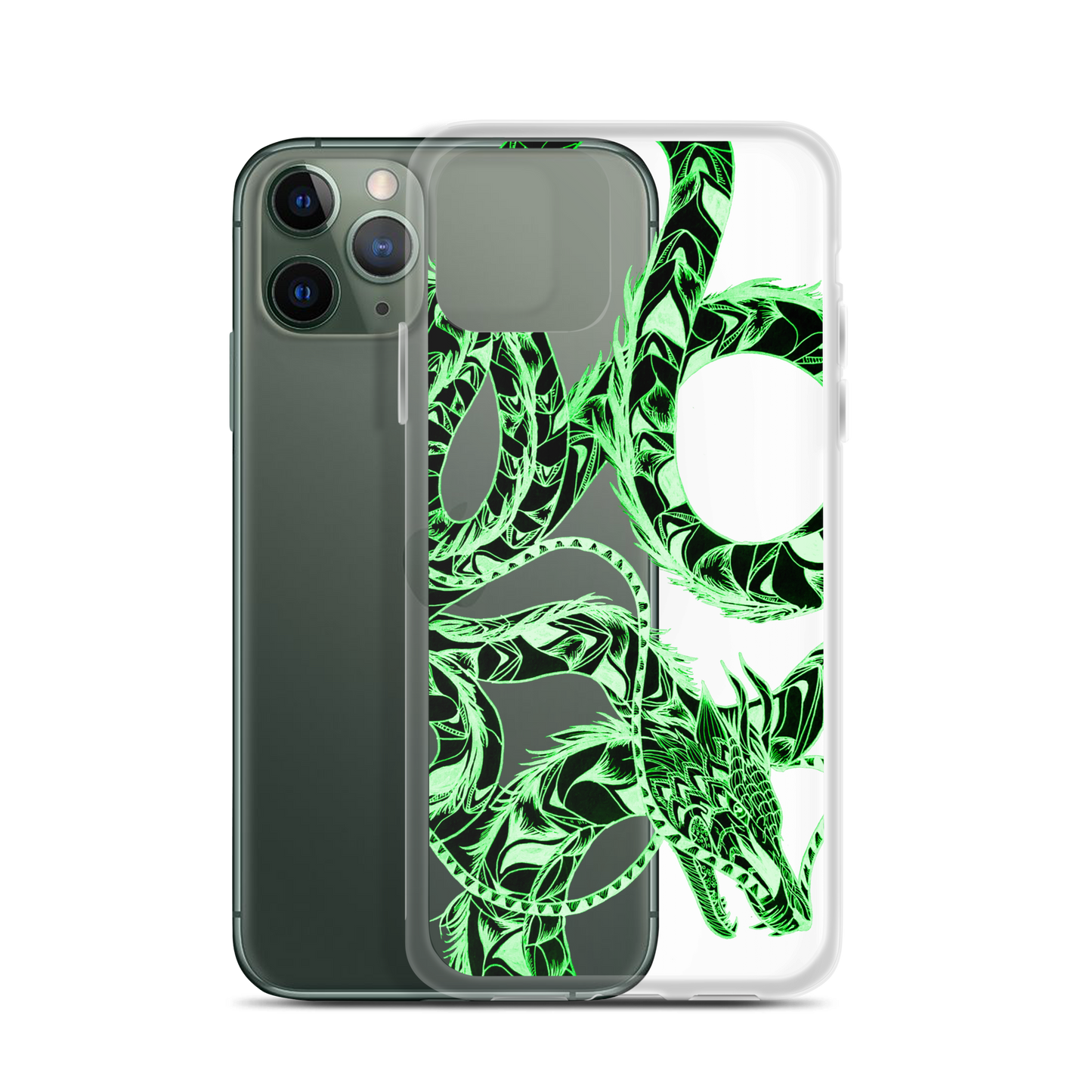 Inverted Dragon Clear Case for iPhone®