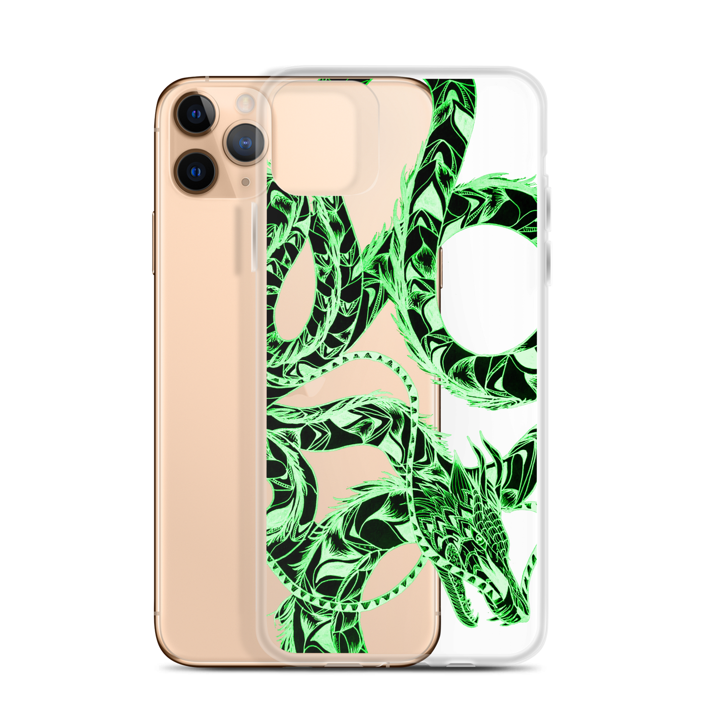 Inverted Dragon Clear Case for iPhone®