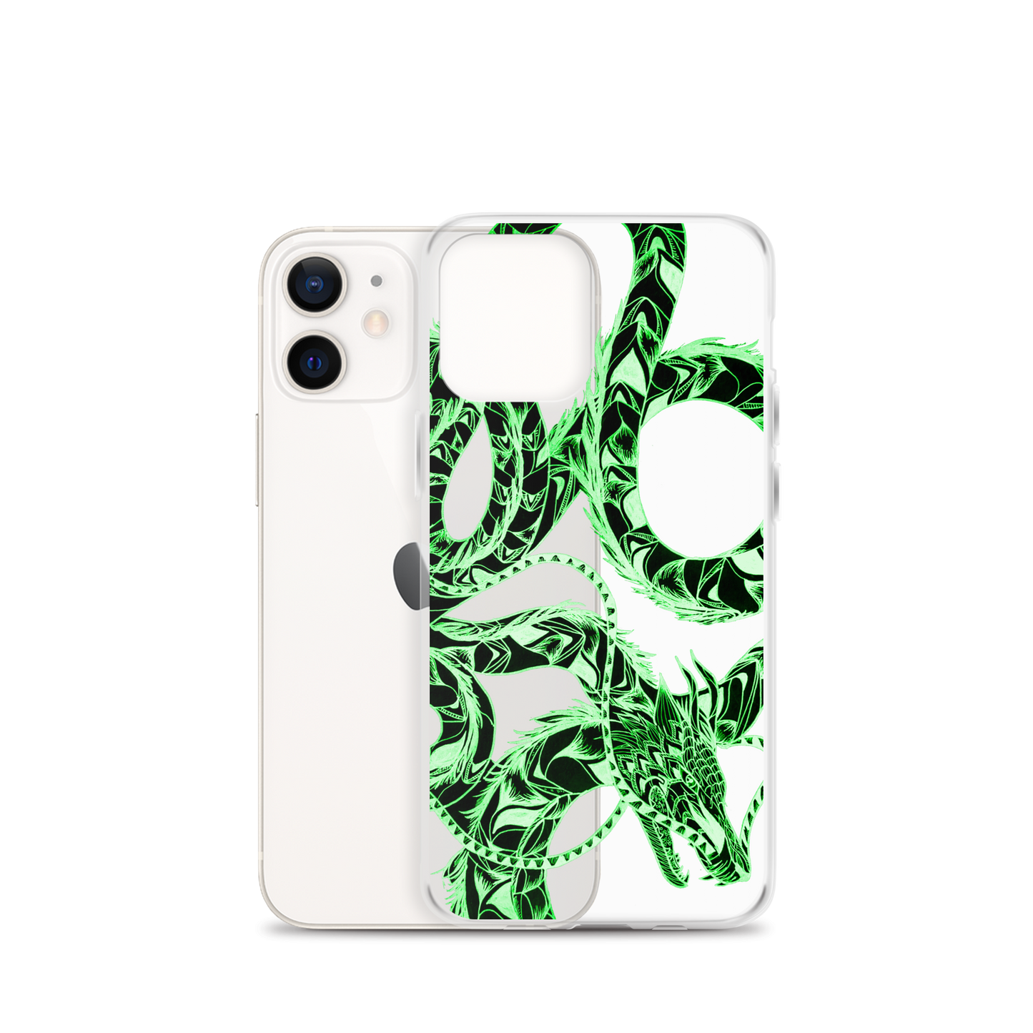 Inverted Dragon Clear Case for iPhone®
